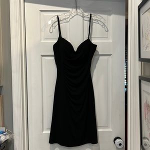 White House black market strappy low back dress